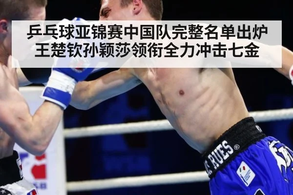乒乓球亚锦赛中国队完整名单出炉 王楚钦孙颖莎领衔全力冲击七金